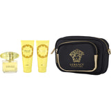 Versace Yellow Diamond By Gianni Versace for Women. Gift Set (Eau De Toilette Spray 3 oz + Body Lotion 3.4 oz + Shower Gel 3.4 oz + Clutch) | Perfumepur.com