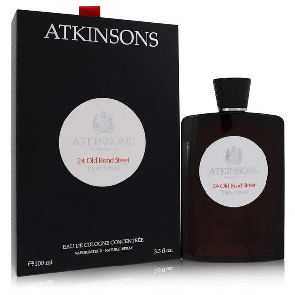 24 Old Bond Street Triple Extract by Atkinsons for Men. Eau De Cologne Concentree Spray 3.3 oz | Perfumepur.com
