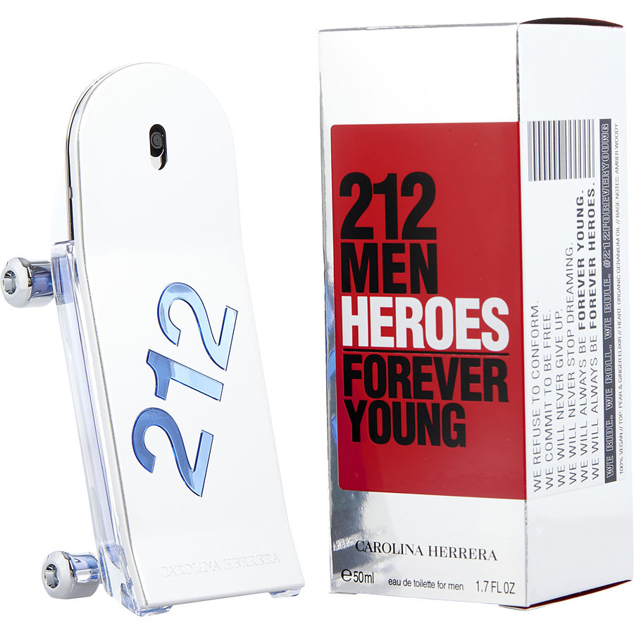212 Heroes by Carolina Herrera for Men. Eau De Toilette Spray 1.7 oz | Perfumepur.com