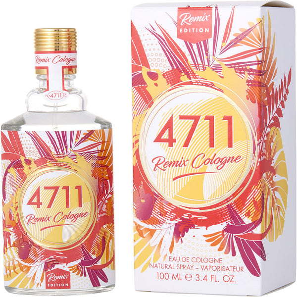 4711 Remix Cologne By 4711 for Unisex. Eau De Cologne Spray 3.4 oz (2022 Grapefruit Limited Edition) | Perfumepur.com