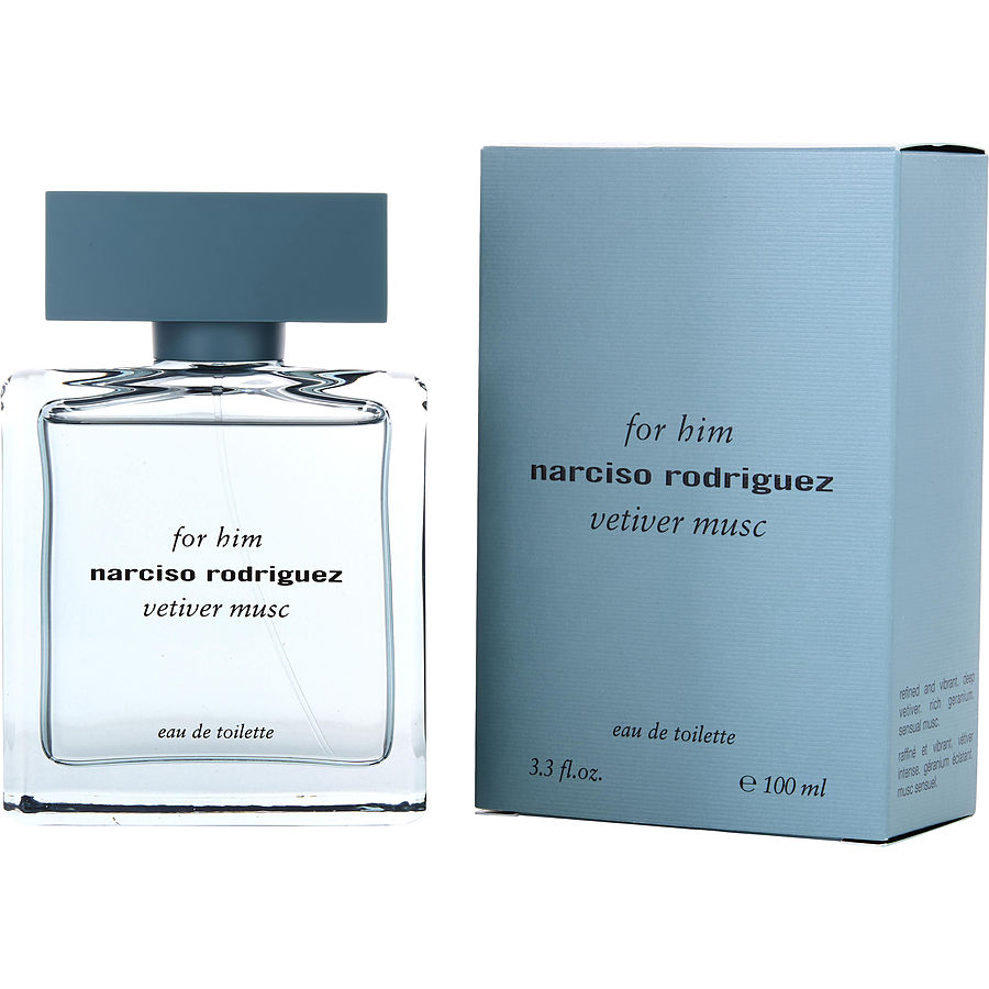 Narciso Rodriguez Vetiver Musc by Narciso Rodriguez for Men. Eau De Toilette Spray 3.3 oz | Perfumepur.com