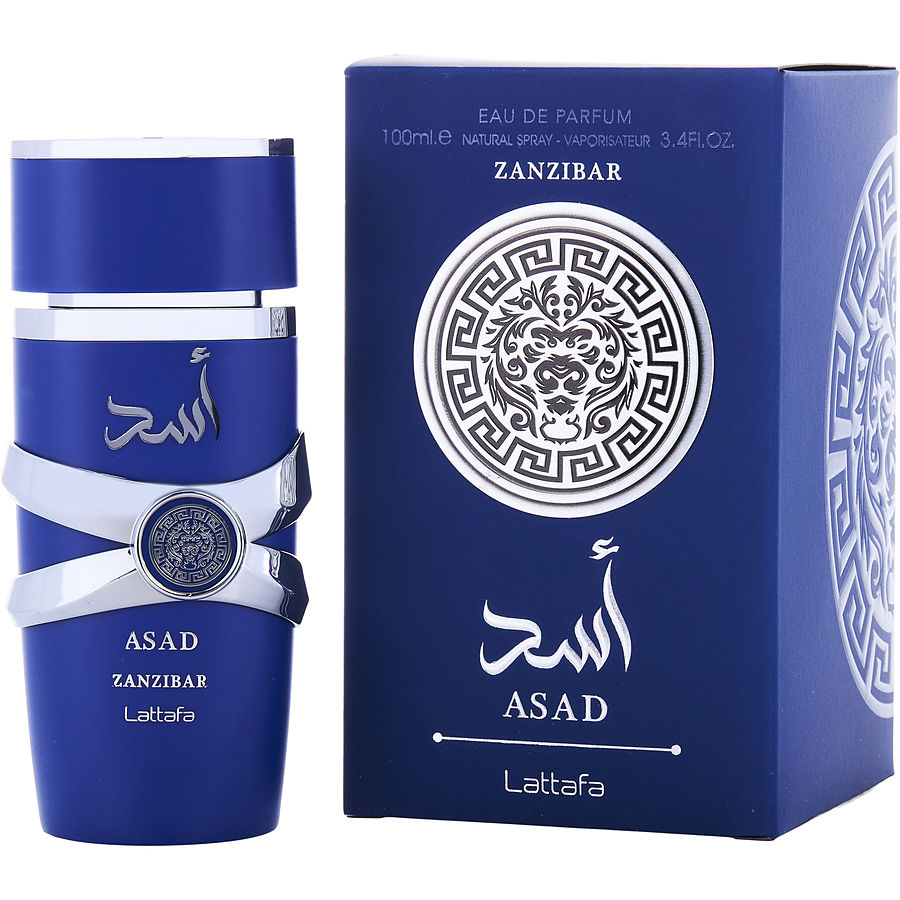Lattafa Asad Zanzibar by Lattafa for Men. Eau De Parfum Spray 3.4 oz | Perfumepur.com