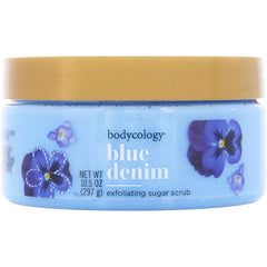Bodycology Blue Denim by Bodycology for Women. Exfoliating Sugar Scrub 10.5 oz