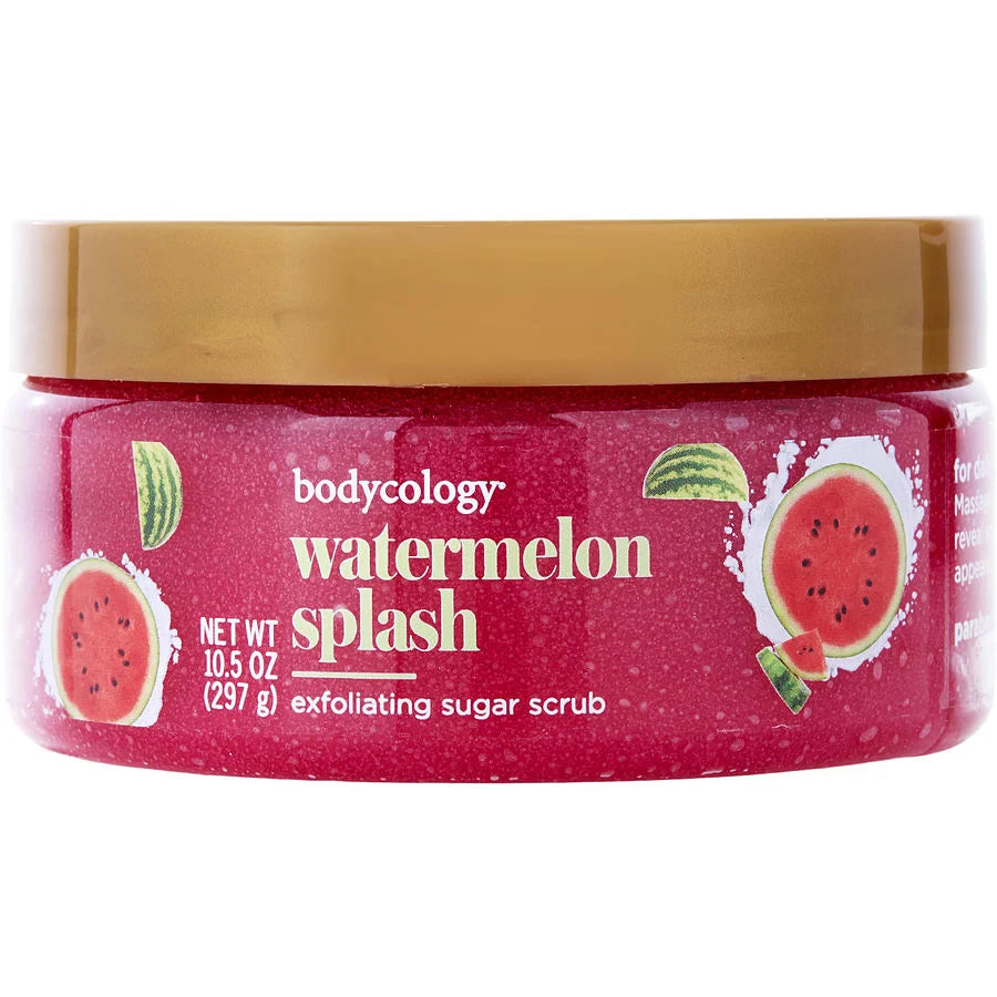 Bodycology Watermelon Splash by Bodycology for Women. Exfoliating Sugar Scrub 10.5 oz