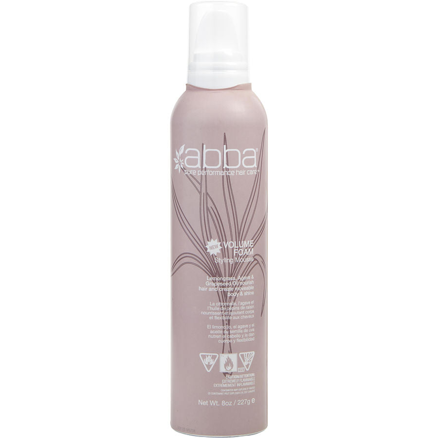 Abba By Abba Pure & Natural Hair Care for Unisex. Volume Foam 8 oz (New Packaging) | Perfumepur.com