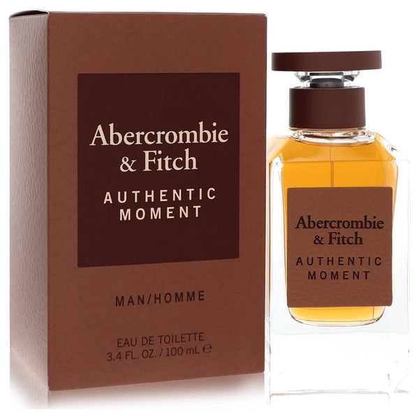 Abercrombie & Fitch Authentic Moment by Abercrombie & Fitch for Men. Eau De Toilette Spray 3.4 oz | Perfumepur.com