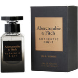Abercrombie & Fitch Authentic Night By Abercrombie & Fitch for Men. Eau De Toilette Spray 1.7 oz | Perfumepur.com