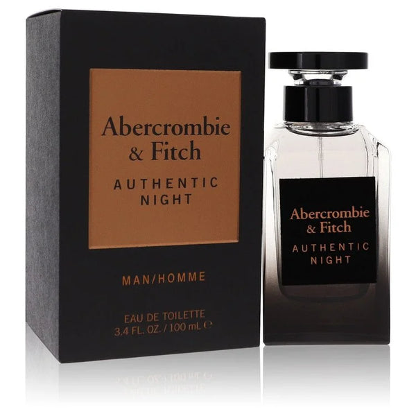 Abercrombie & Fitch Authentic Night by Abercrombie & Fitch for Men. Eau De Toilette Spray 3.4 oz | Perfumepur.com