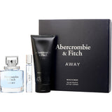 Abercrombie & Fitch Away By Abercrombie & Fitch for Men. Gift Set (Eau De Toilette Spray 3.4 oz + Hair And Body Wash 6.7 oz + Eau De Toilette Travel Spray 0.5 oz) | Perfumepur.com