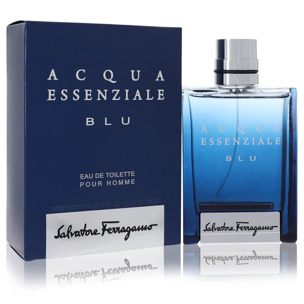 Acqua Essenziale Blu by Salvatore Ferragamo for Men. Eau De Toilette Spray 3.4 oz | Perfumepur.com