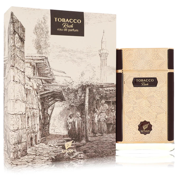Afnan Tobacco Rush by Afnan for Unisex. Eau De Parfum Spray (Unisex) 2.7 oz | Perfumepur.com