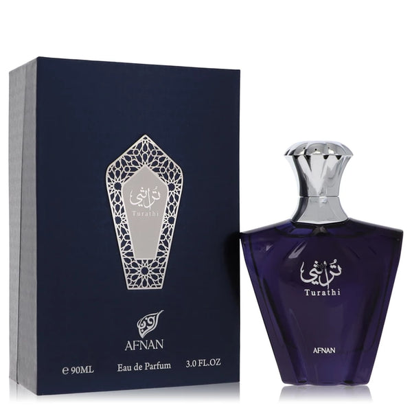 Afnan Turathi Blue by Afnan for Men. Eau De Parfum Spray 3 oz | Perfumepur.com