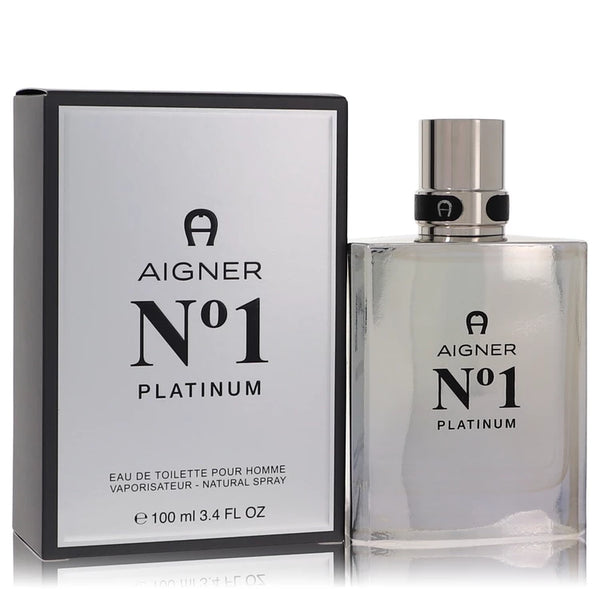 Aigner No. 1 Platinum by Etienne Aigner for Men. Eau De Toilette Spray 3.4 oz | Perfumepur.com