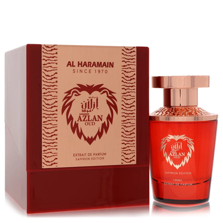 Al Haramain Al Haramain Azlan Oud Saffron by Al Haramain Extrait De Parfum Spray for women 3.33 oz (98ml)