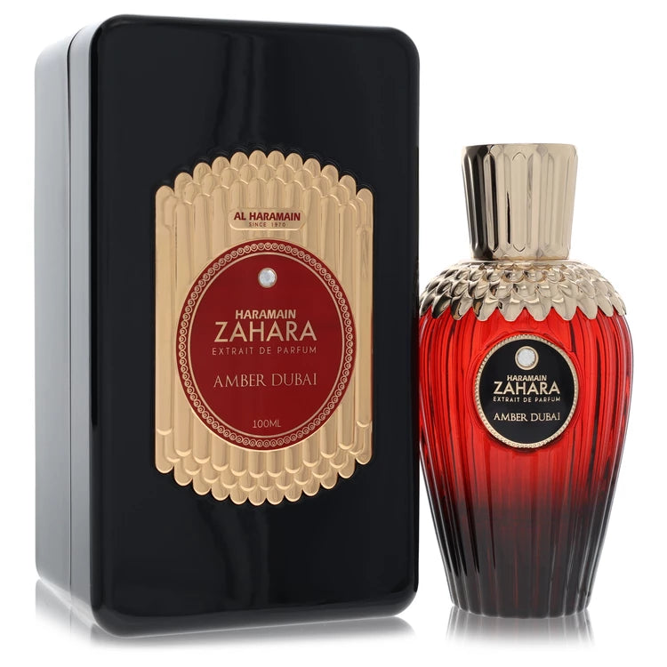 Al Haramain Al Haramain Zahara Amber Dubai by Al Haramain Extrait De Parfum Spray for men 3.33 oz (98ml)