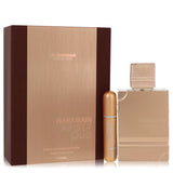 Al Haramain Amber Oud Gold Edition Extreme by Al Haramain for Women. Gift Set 3.4 oz 3.4 Pure Perfume Spray + 0.34 oz Refillable Spray    | Perfumepur.com