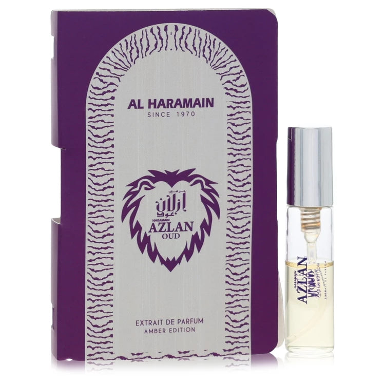 Al Haramain Azlan Oud Amber by Al Haramain for Women. Vial (sample) 0.5 oz | Perfumepur.com