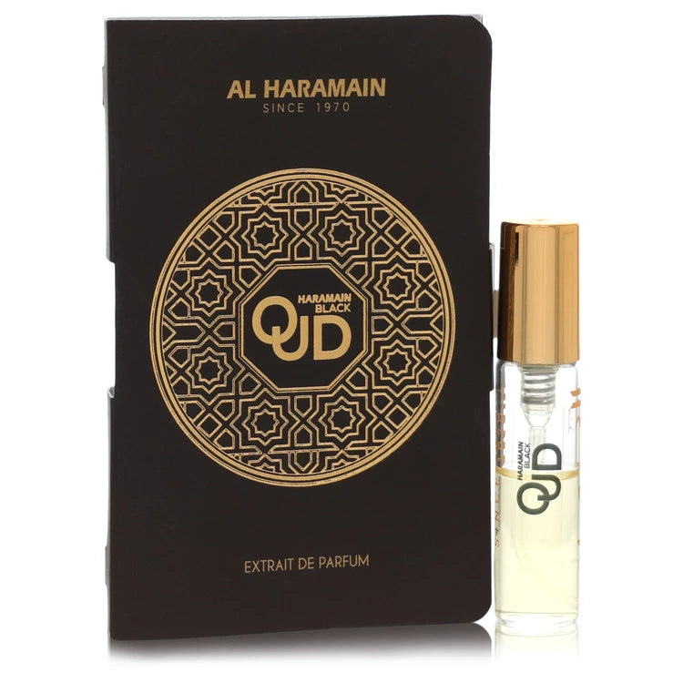 Al Haramain Black Oudh by Al Haramain for Men. Vial (sample) .5 oz | Perfumepur.com