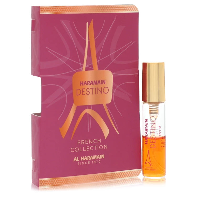 Al Haramain Destino French Collection by Al Haramain for Unisex. Vial (sample) Unisex .05 oz | Perfumepur.com