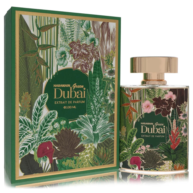 Al Haramain Green Dubai by Al Haramain for Unisex. Extrait De Parfum Spray (Unisex) 3.3 oz | Perfumepur.com