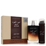 Ameer Al Oudh by Lattafa for Men. Gift Set (3.4 oz Eau De Parfum Spray + 1.7 oz Perfumed Spray) | Perfumepur.com