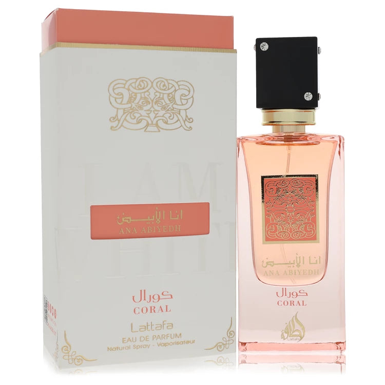 Ana Abiyed Coral by Lattafa for Unisex. Eau De Parfum Spray (Unisex) 2 oz | Perfumepur.com