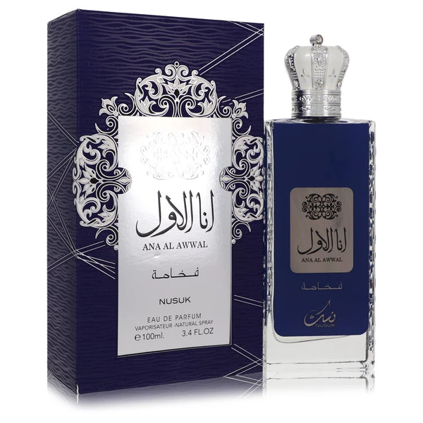 Ana Al Awwal Blue by Nusuk for Men. Eau De Parfum Spray 3.4 oz | Perfumepur.com