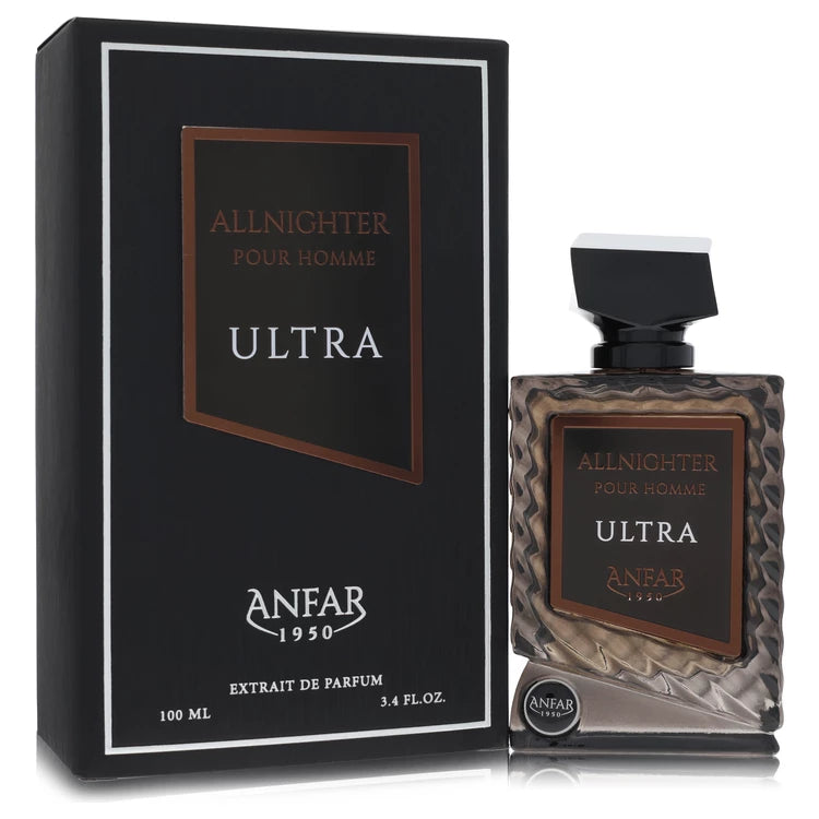 Anfar Anfar All Nighter Ultra by Anfar Extrait De Parfum Spray for men 3.4 oz (100ml)