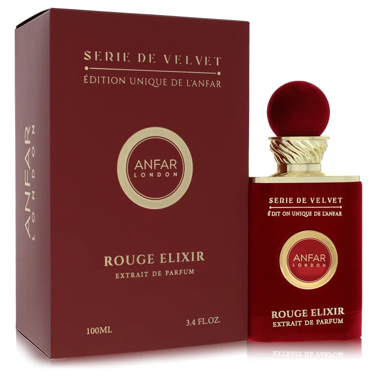 Anfar Anfar London Serie de Velvet Rouge Elixir by Anfar Extrait De Parfum Spray for women 3.3 oz (100ml)