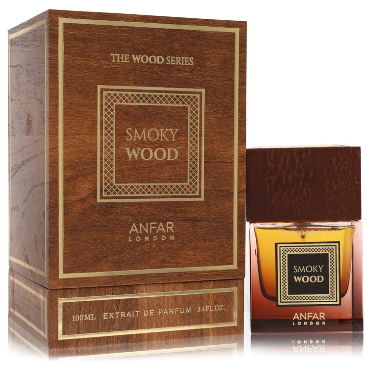 Anfar Anfar London Smoky Wood by Anfar Extrait De Parfum Spray for men 3.4 oz (100ml)