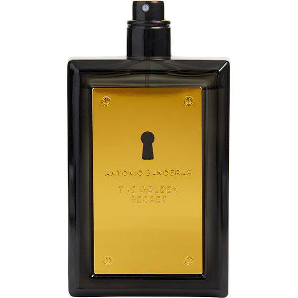 Antonio Banderas The Golden Secret By Antonio Banderas for Men. Eau De Toilette Spray 3.4 oz (Tester) | Perfumepur.com