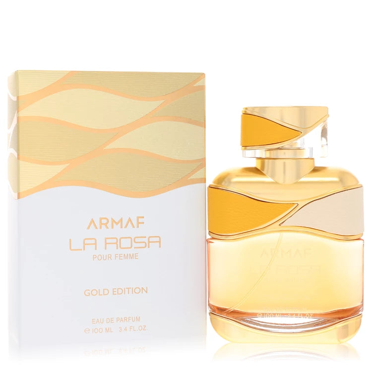 Armaf Armaf la Rosa Gold Edition by Armaf Eau de Parfum Spray for women 3.4 oz (100ml)