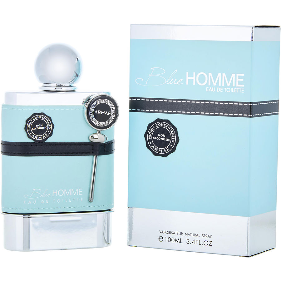 Armaf Blue Homme By Armaf for Men. Eau De Toilette Spray 3.4 oz (Alcohol Free) | Perfumepur.com