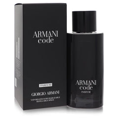 Armani Code by Giorgio Armani for Men. Parfum Spray Relillable 4.2 oz | Perfumepur.com