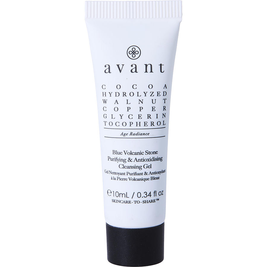Avant By Avant Skincare for Women. Age Radiance Blue Volcanic Stone Purifying & Antioxidising Cleansing Gel (10ml/0.34oz) | Perfumepur.com