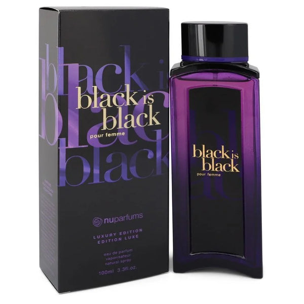 Black Is Black by Nu Parfums for Women. Eau De Parfum Spray 3.3 oz | Perfumepur.com