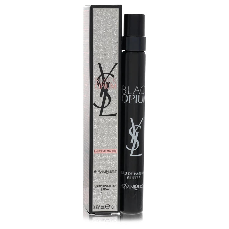 Black Opium Glitter by Yves Saint Laurent for Women. Mini EDP Spray 0.33 oz | Perfumepur.com