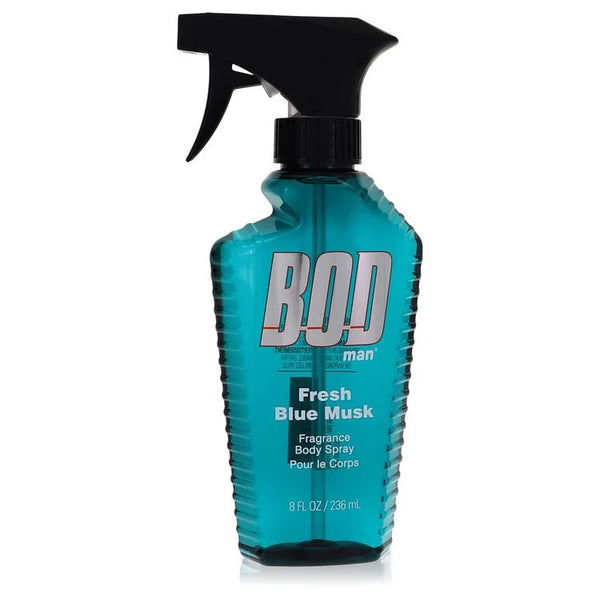 Bod Man Fresh Blue Musk by Parfums De Coeur for Men. Body Spray 8 oz | Perfumepur.com