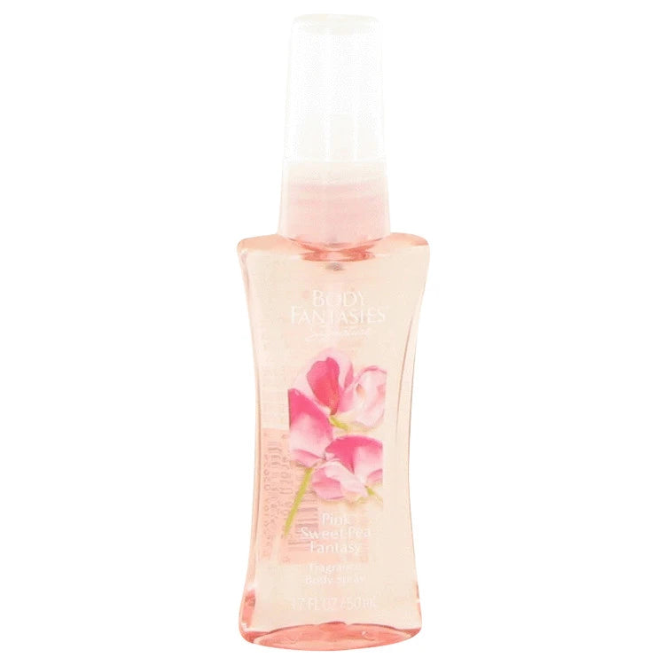 Body Fantasies Signature Pink Sweet Pea Fantasy by Parfums De Coeur for Women. Body spray 1.7 oz | Perfumepur.com