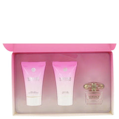 Bright Crystal by Versace for Women. Gift Set (.17 oz Mini EDT + 0.8 oz Shower Gel + 0.8 oz Body Lotion) | Perfumepur.com