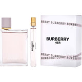 Burberry Her By Burberry for Women. Gift Set (Eau De Parfum Spray 3.3 oz + Eau De Parfum Spray 0.33 oz Mini) | Perfumepur.com