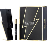 Ch Bad Boy By Carolina Herrera for Men. Gift Set (Eau De Toilette Spray 3.4 oz + Eau De Toilette Spray 0.34 oz Mini) | Perfumepur.com