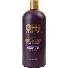 Chi By Chi for Unisex. Deep Brilliance Olive & Monoi Optimum Moisture Conditioner 32 oz | Perfumepur.com