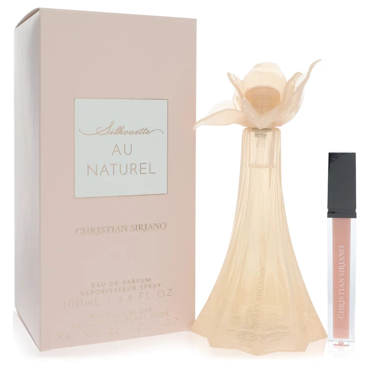 Christian Siriano Au Naturel by Christian Siriano for Women. Eau De Parfum Spray + 0.21 oz Nude Lip Gloss 3.4 oz | Perfumepur.com
