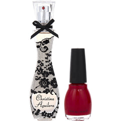 Christina Aguilera By Christina Aguilera for Women. Gift Set (Eau De Parfum Spray 1 oz + Nail Polish) | Perfumepur.com