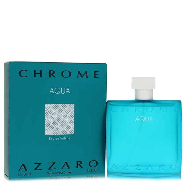 Chrome Aqua by Azzaro for Men. Eau De Toilette Spray 3.4 oz | Perfumepur.com