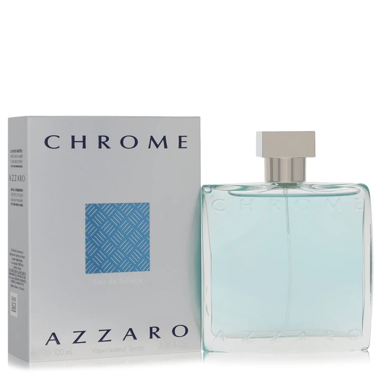 Chrome by Azzaro for Men. Gift Set (3.4 oz Eau De Toilette Spray + 2 x 2.5oz All Over Shampoo) | Perfumepur.com