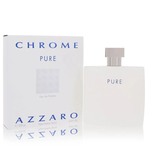 Chrome Pure by Azzaro for Men. Eau De Toilette Spray 3.4 oz | Perfumepur.com