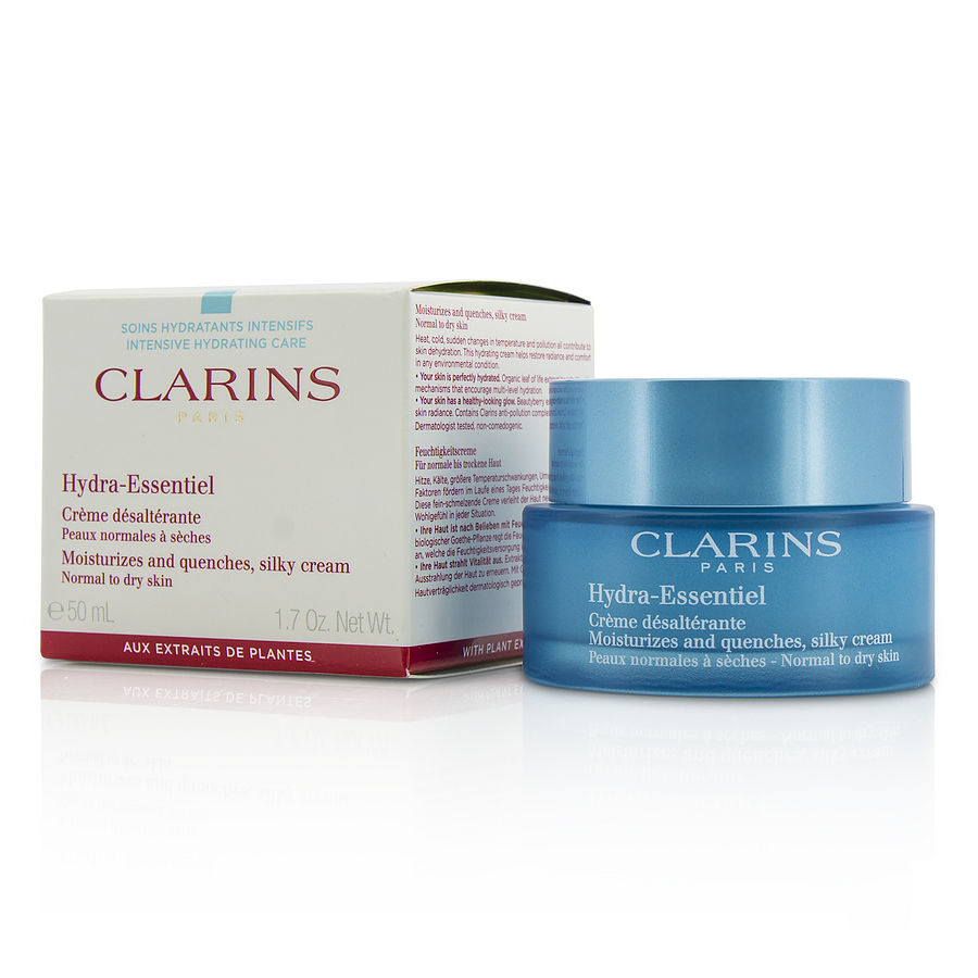 Clarins By Clarins for Women. Hydra-Essentiel Moisturizes And Quenches Silky Cream - Normal To Dry Skin (50ml/1.7oz) | Perfumepur.com