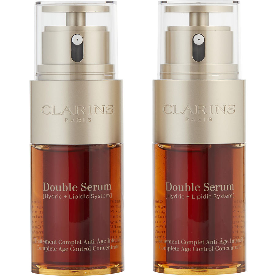 Clarins By Clarins for Women. Travel Set: 2 X Double Serum Complete Age Control Concentrate 30ml/1Oz (2 Pcs) | Perfumepur.com